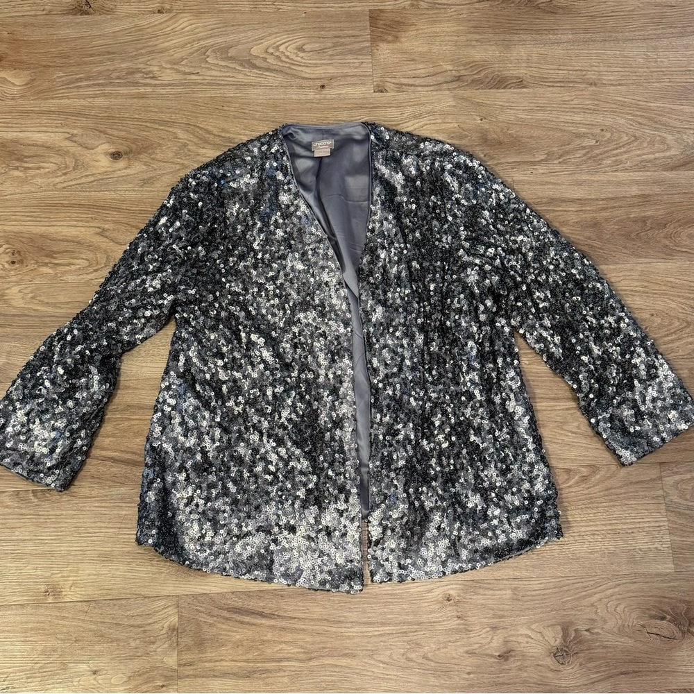 Chico’s Sequin Cardigan